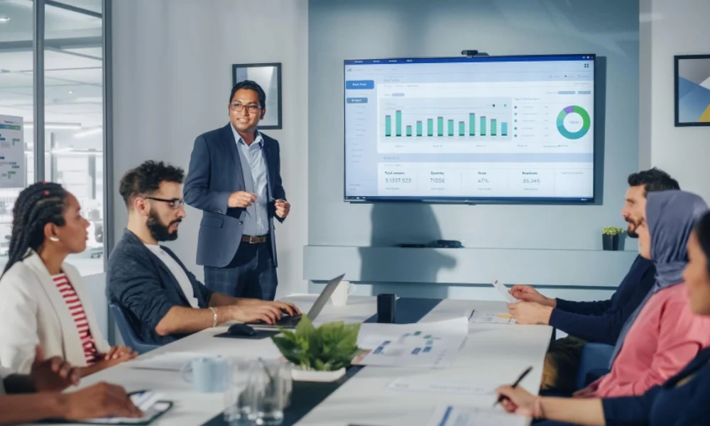 Lead generation for business strategy meeting with marketing analytics dashboard in Malaysia